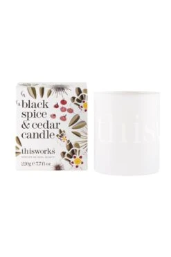 This Works Black Spice & Cedar Scented Candle