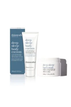 This Works Deep Sleep Body Cocoon 100ml Deep Sleep Bath Soak 200g (Worth £49)